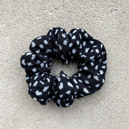 Elastika za lase scrunchie EMI White spots - by Marsala