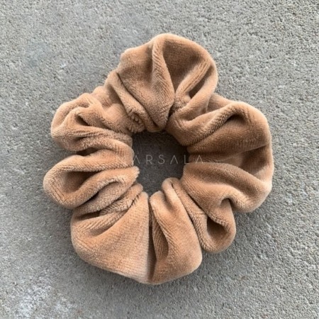 Elastika za lase scrunchie EMI Caramel- by Marsala