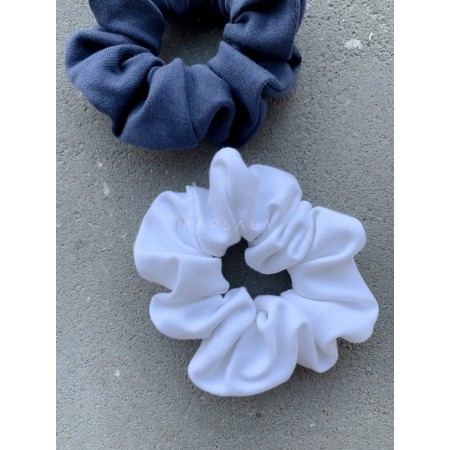 Elastika za lase scrunchie EMI White- by Marsala