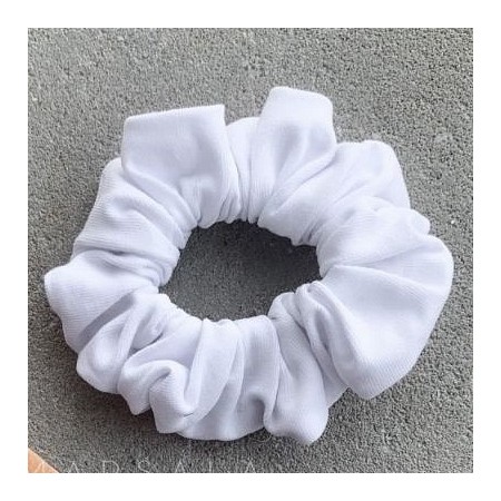 Elastika za lase scrunchie EMI White- by Marsala
