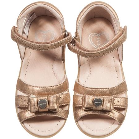 Usnjeni sandali za punčke z mašno - Mayoral