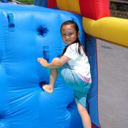 Napihljiv trampolin MEGA SCIVOLO COMBO za otroke - HAPPY HOP