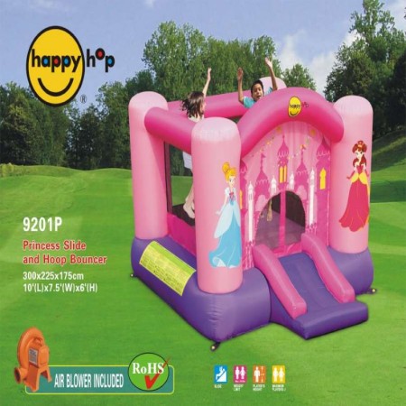 Napihljiv trampolin PRINCIPESSA za otroke - HAPPY HOP