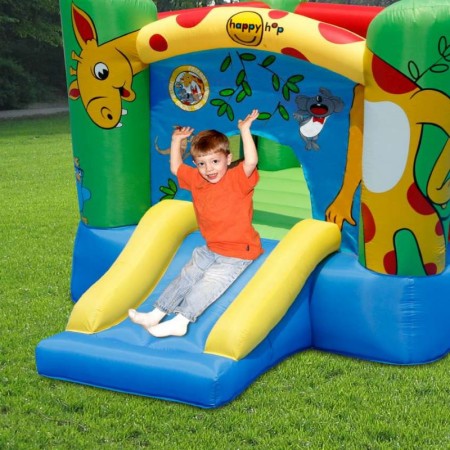 Napihljiv trampolin GIRAFFA za otroke - HAPPY HOP