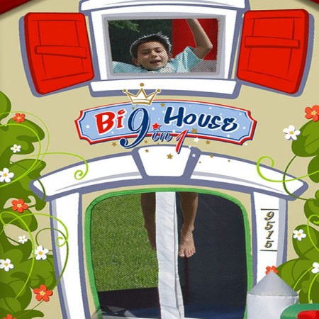 Dvorac na napuhavanje BIG HOUSE za djecu - HAPPY HOP