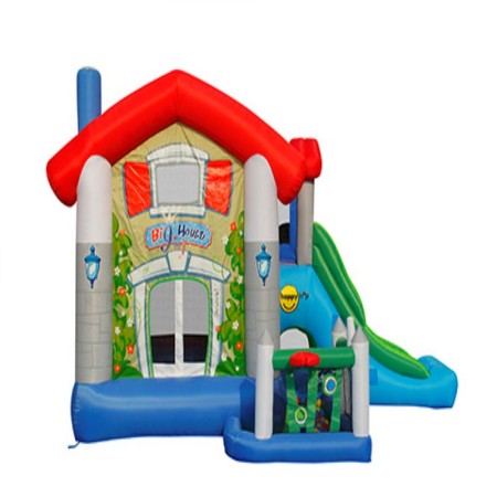 Napihljiv trampolin BIG HOUSE za otroke - HAPPY HOP