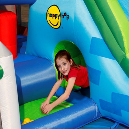 Napihljiv trampolin BIG HOUSE za otroke - HAPPY HOP