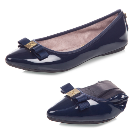 Balerinke s spominsko peno JASMINE NAVY - Butterfly Twists