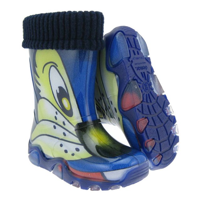 Podloženi dežni škornji