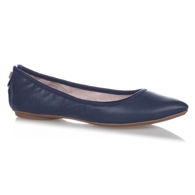 Balerinke s spominsko peno JANEY Navy - Butterfly Twists