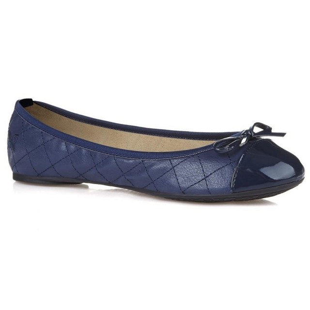 Balerinke Olivia v Navy/Navy barvi za ženske - Butterfly Twists