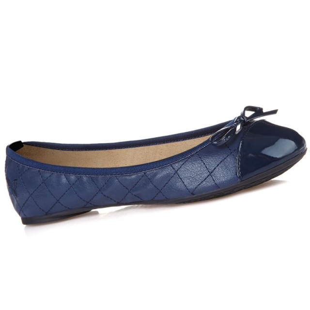 Balerinke Olivia v Navy/Navy barvi za ženske - Butterfly Twists