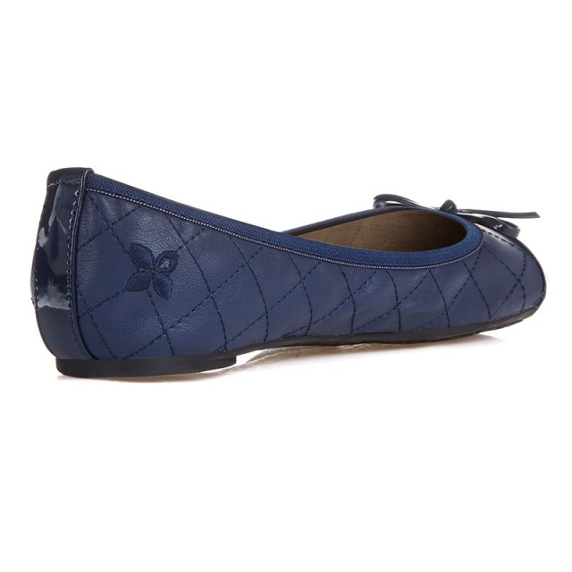 Balerinke Olivia v Navy/Navy barvi za ženske - Butterfly Twists