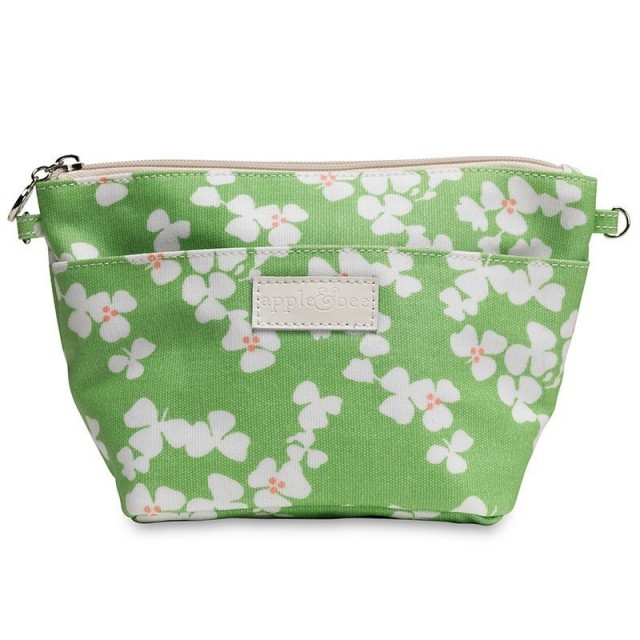 Prenosna kozmetična torbica Petals Sage (PS-011) - Apple&Bee