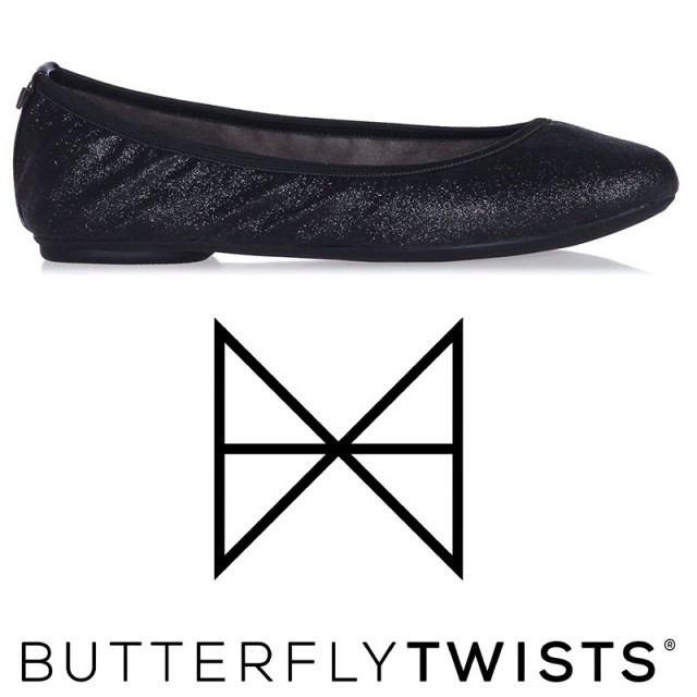 Balerinke za žene SAMANTHA Black - Butterfly Twists