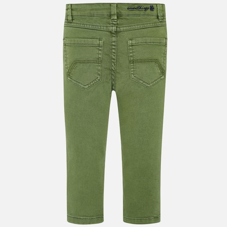 Elastične, zelene, tvil hlače za fante - Mayoral