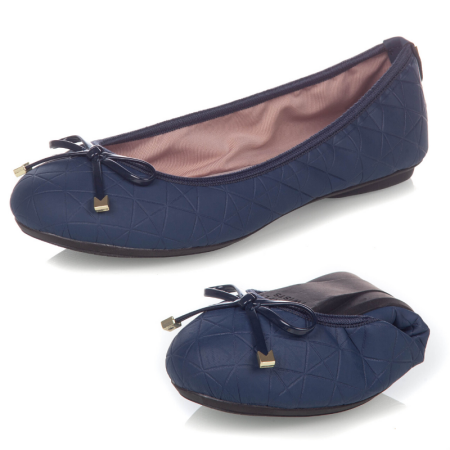 Balerinke Frankie Navy Rubber - Butterfly Twists