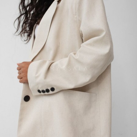 Ženski blazer HARLEY Light Beige - Marsala