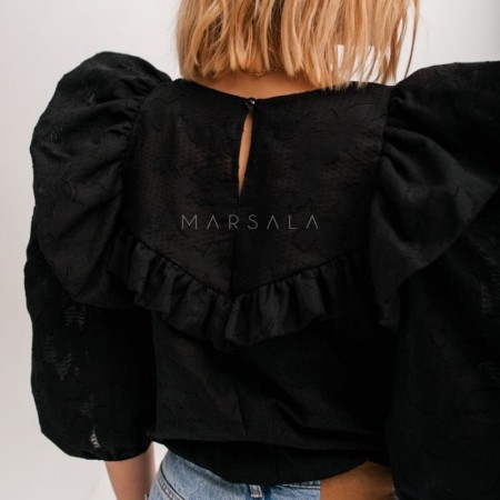 Bluza za ženske Alicante Black - By Marsala