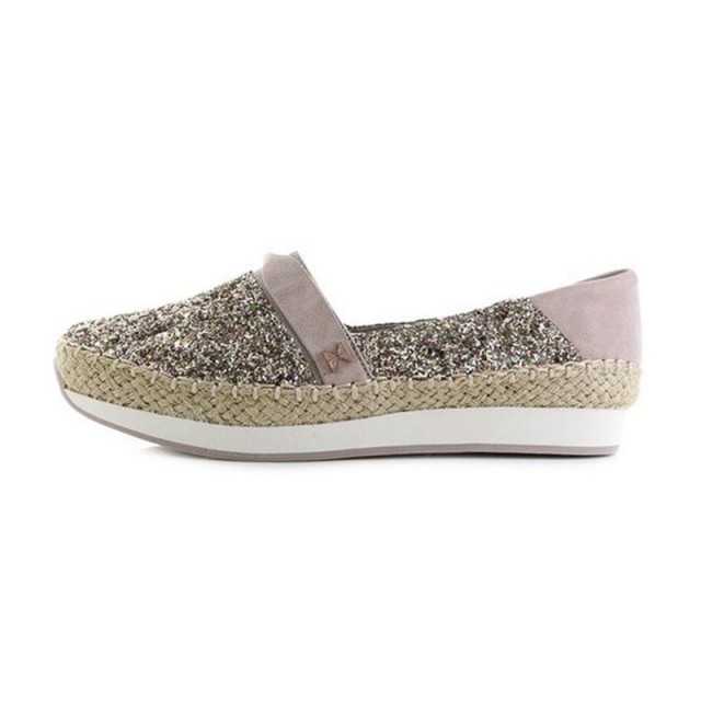 Espadrile s spominsko peno MAYA Rose Gold Glitter - Butterfly Twists