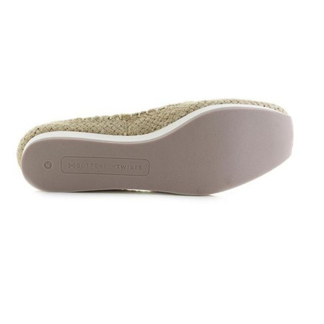 Espadrile s spominsko peno MAYA Rose Gold Glitter - Butterfly Twists