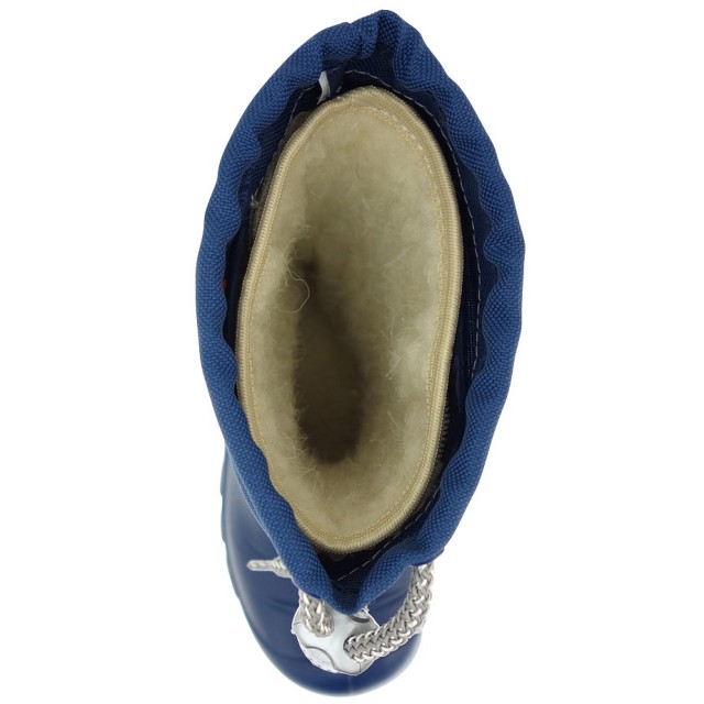 Vodo-odporni zimsko-dežni škornji z volnenim vložkom Mammut Blue za punce - Demar