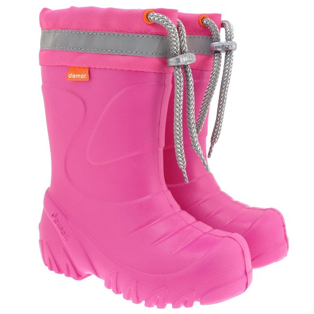 Vodo-odporni zimsko-dežni škornji z volnenim vložkom Mammut Pink za punce - Demar
