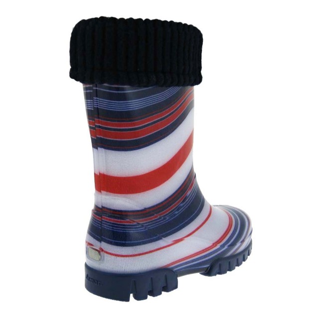 Čizme za kišu za cure Stripes - Demar