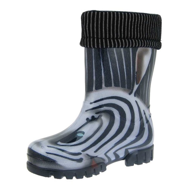 Dežni škornji z toplim vložkom Zebra - Demar