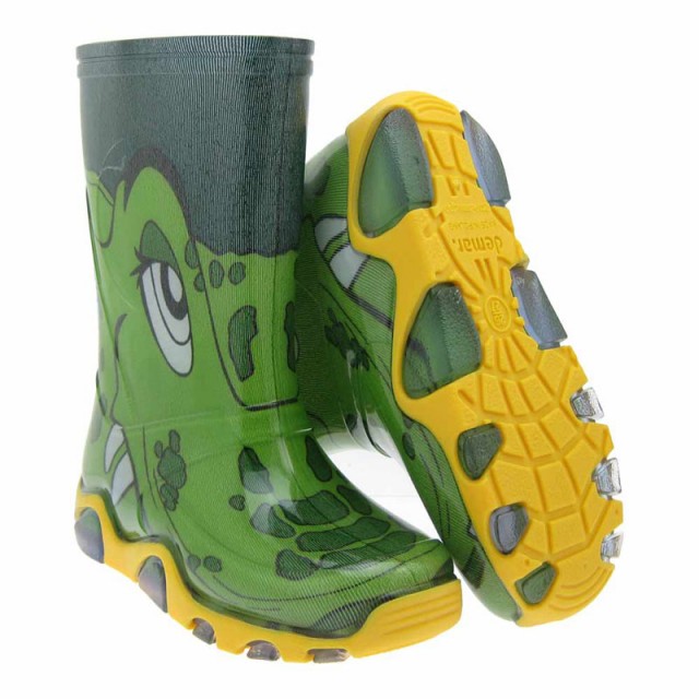Dežni škornji za fante brez vložka Krokodil - Demar