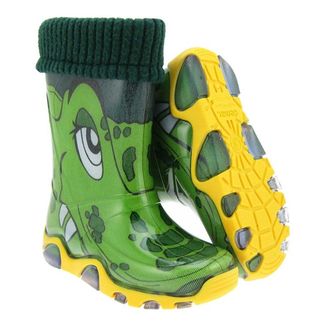 Dežni škornji Krokodil za fante - Demar