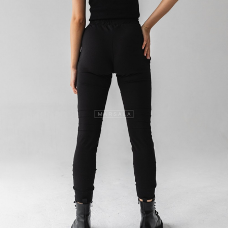 Športne hlače Slender Black - By Marsala