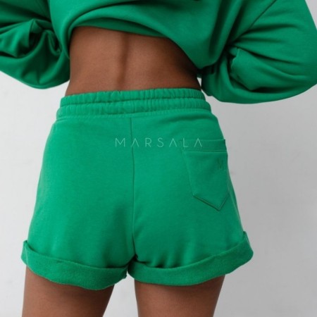 Kratke hlače Bunches Poision Green - By Marsala
