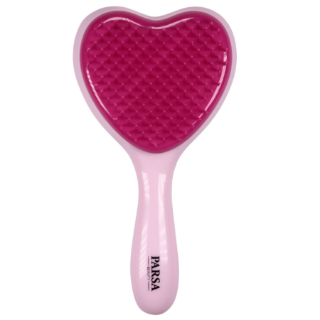 Krtača za lase za punčke  Pink Heart - Parsa