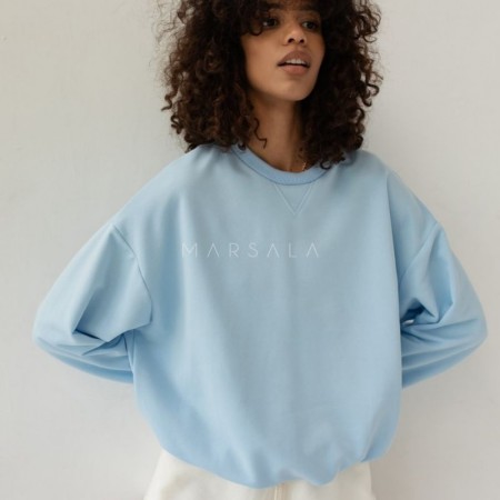 Lahek pulover BASKET Blue Sky - By Marsala