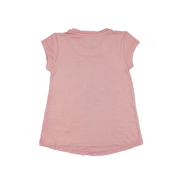 Majica s kratkimi rokavi v roza barvi za punce - Losan