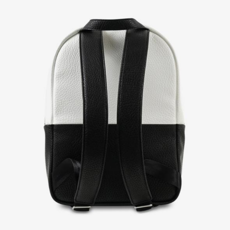 Nahrbtnik iz veganskega usnja Mini Backpack Black/White - Ju Ju Be