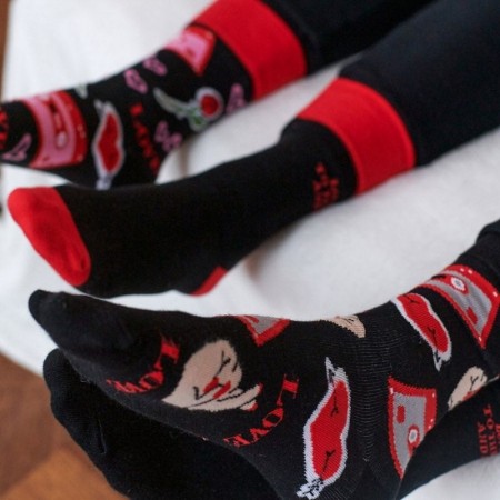 Moške nogavice Promises za Valentinovo darilo - Naoko