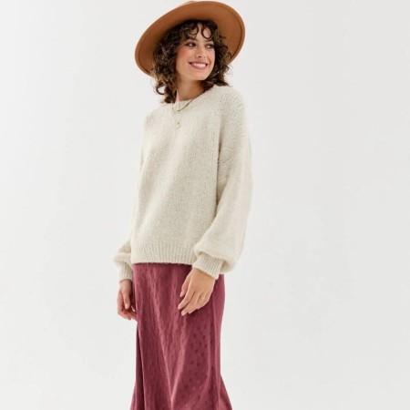 Pleten pulover Marshmallow - NAOKO