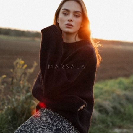 Pleten pulover v črni barvi za ženske Rivero Black - By Marsala