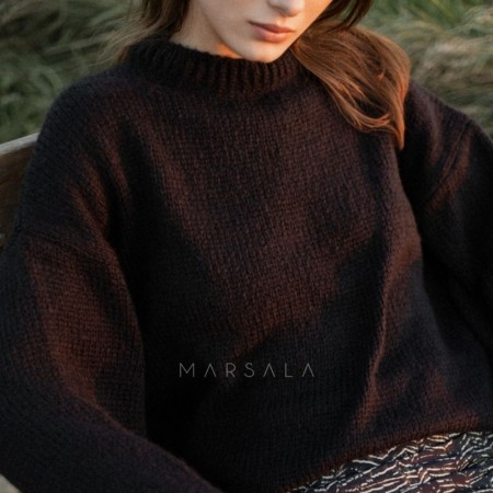 Pleten pulover v črni barvi za ženske Rivero Black - By Marsala