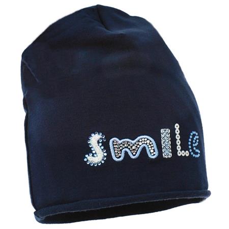 Prehodna športno elegantna modra kapa za punce LUCKY - Pupill