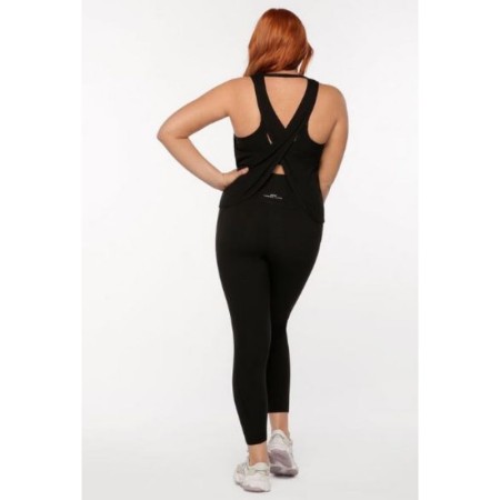 Lahek modno - športen top Criss Cross Black za ženske - Lorna Jane