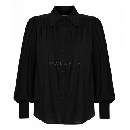 Bombažna srajca za ženske Libre Black - By Marsala
