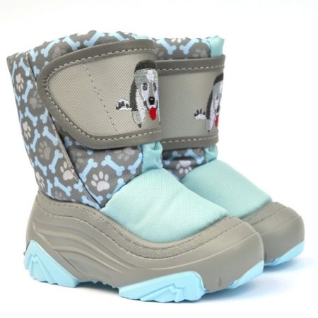 Zimski škornji za malčke Doggy Light Blue - Demar