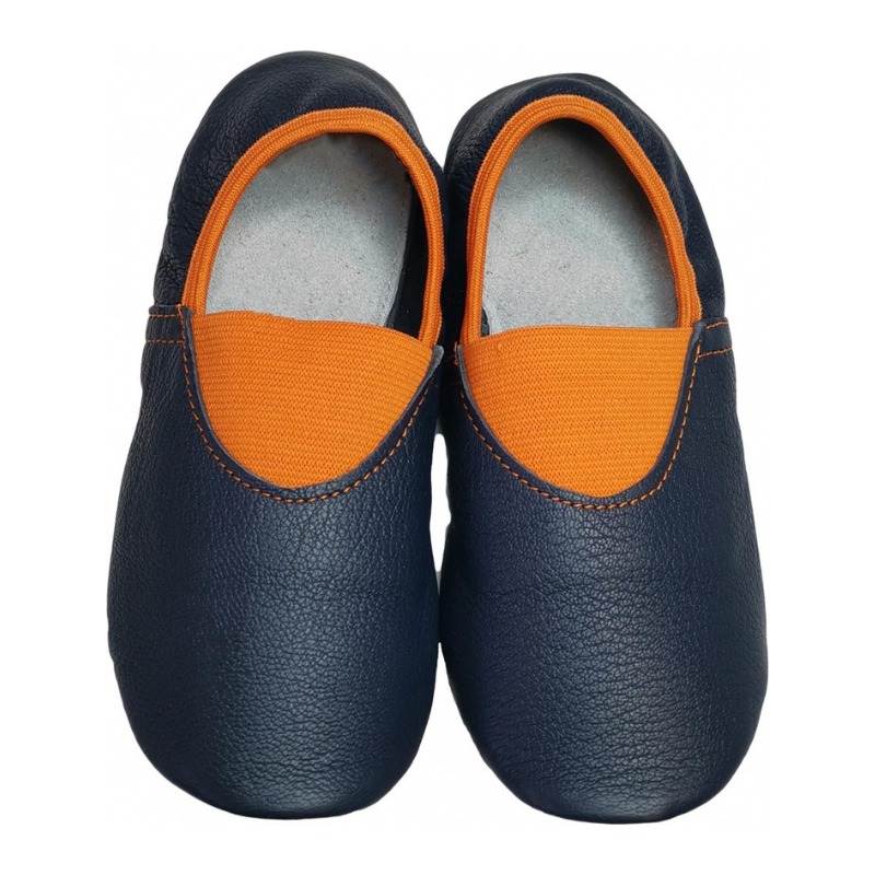 Školske papuče za dečke UNI plavo narančaste - Copa Cop