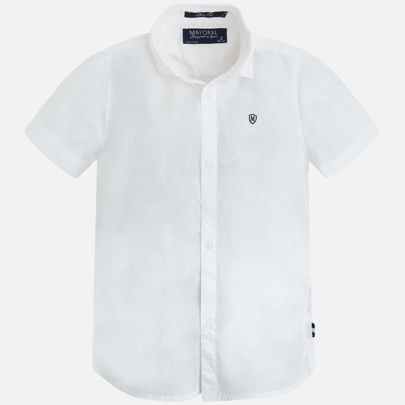 Bela srajca s kratkimi rokavi za fante - Mayoral