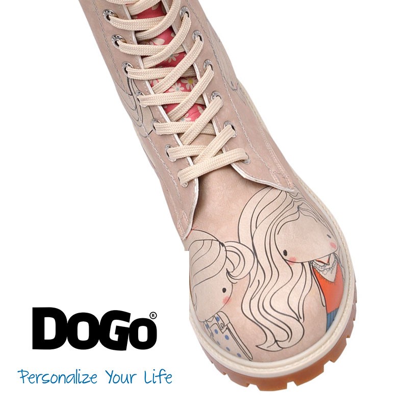 Gležnjače s podstavom - motiv za žene i cure MY OLD FRIENDS - DOGO