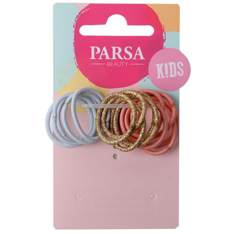 Komplet 15-ih elastik za lase Golden Mix mini - Parsa
