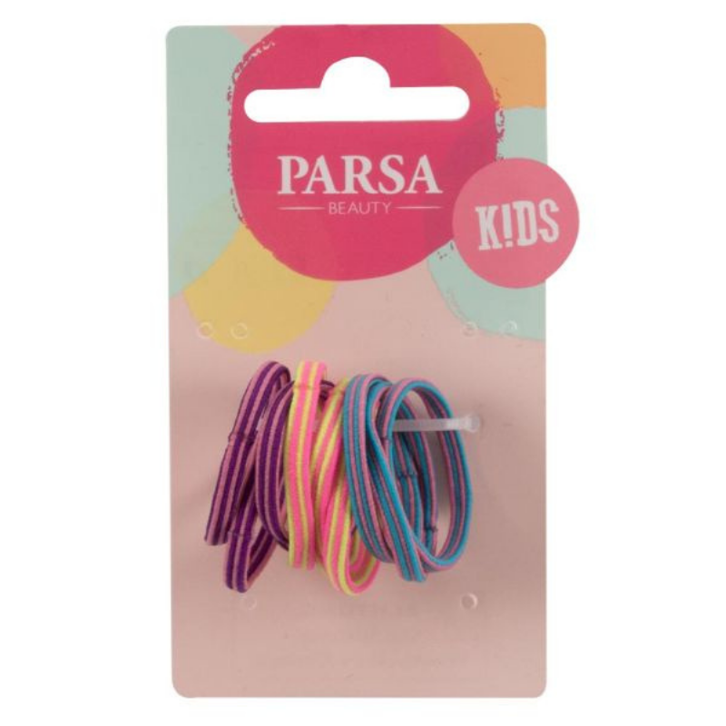 Komplet 9-ih elastik za čop Pink Summer Mix - Parsa